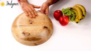 Enamel Wooden Bowl