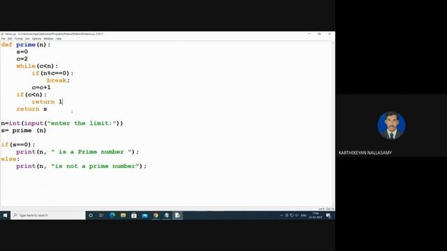 List of Prime Numbers in python | Python Tutorial for Beginners | python Tutorial |Tamil| Hidden Bo