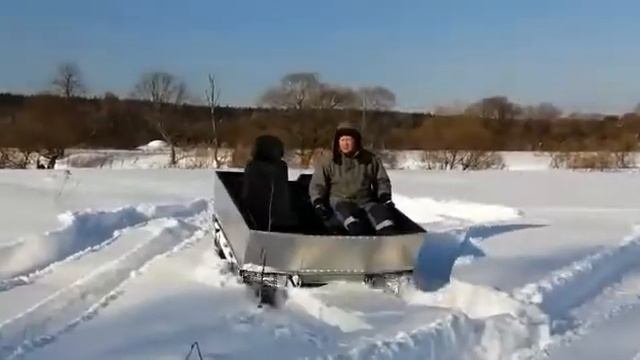 Испытание вездехода по глубокому снегу 2 смотреть онлайн