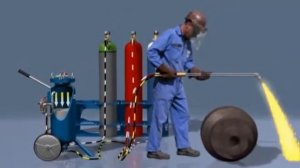 Messer AC41. Резак для кислородной флюсовой резки.