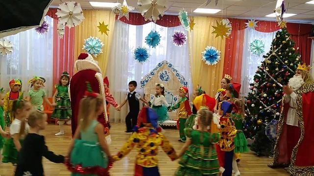 Новогодний праздник в детском саду?New Years party in kindergarten kidsvideo