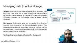 Docker storage explained | Docker volume and bind mounts