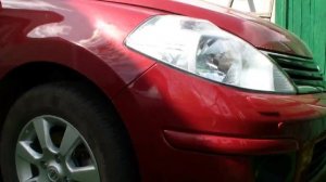 Отключение омывателя фар на Nissan Tiida