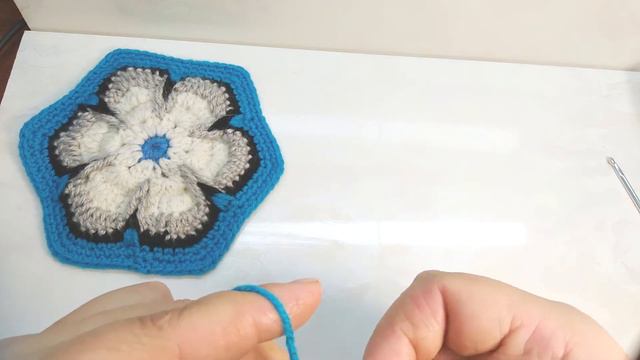 Мотив крючком цветок Гибискус 2 часть смотреть онлайн