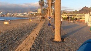 Walking tour of Playa de las Americas. Travel blog from Spain 4K