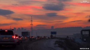 Canon XA55 футаж ЗИМНИЙ РАССВЕТ