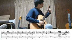 Ashes [Pain of Salvation] Fingerstyle Guitar Cover【Score & TAB】