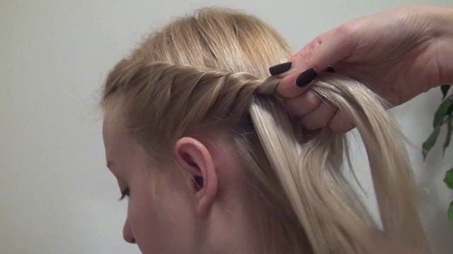 Простая элегантная прическа