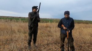 Охота на зайца 2021.Открытие сезона охоты на зайца 2021-2022. Заяц по чернотропу.