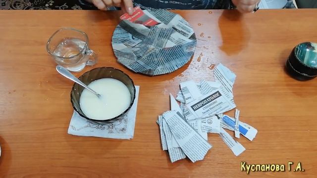 Папье - маше. «Декоративные тарелочки из папье - маше ». смотреть онлайн