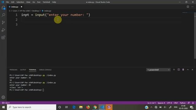 How to check if number is palindrome or not in python || python series-11