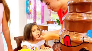 Настя Артем Мия и коллекция видео про День рождения
