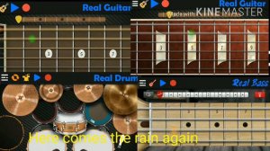 Wake me up When september ends Kolb apps cover, real drum, guitar n bass minus vocal