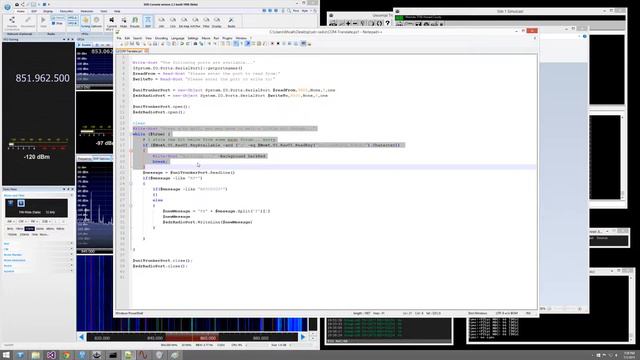 Trunked Radio system using SDR Console and Unitrunker/DSD+ смотреть онлайн