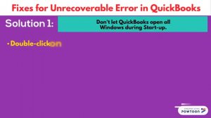 ☎ 18009669904 How To Fix QuickBooks Unrecoverable Error?