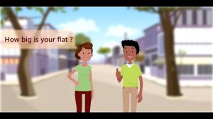 English listening practice – My flat