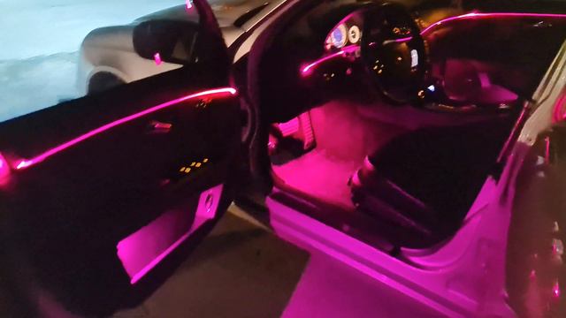 Mercedes Benz E-Class w211 Ambient light interior смотреть онлайн