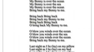 Урок 3.13 Финальная песня My Bonny Is Over The Ocean
