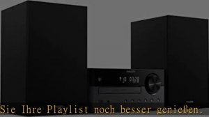 Philips M4505/12 Mini Stereoanlage mit Bluetooth (DAB+/UKW Radio, USB, CD, MP3-CD, 60 W, Audio-Eing