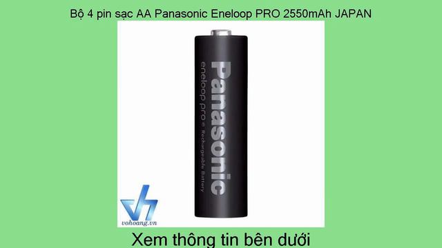 Bộ 4 pin sạc AA Panasonic Eneloop PRO 2550mAh JAPAN смотреть онлайн