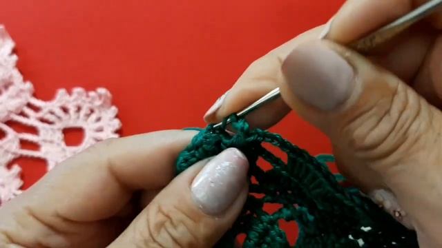 Вязание крючком. Мастер- класс для вязания каймы к мотиву элементов декора. смотреть онлайн