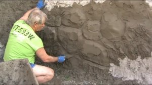 как штукатурить забор своими руками без навыков штукатура. декоративный камень на заборе.