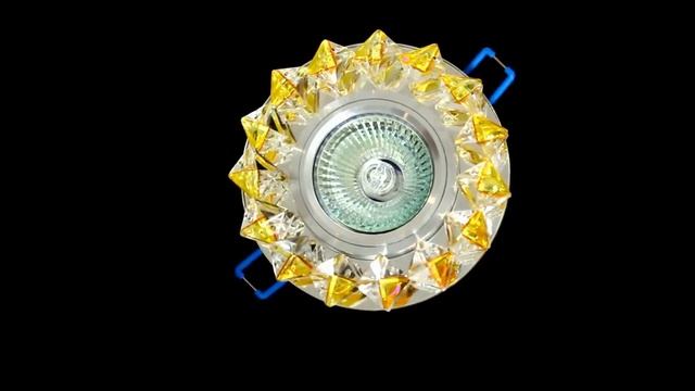 Гипсовый точечный светильник 7042 Желтый