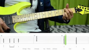 Carrie - Europe | Guitar Tutorial with tabs