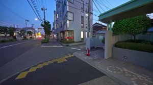 Night walk from Takenotsuka to Toneri park, Tokyo・4K HDR