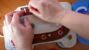 Книга из фетра ПДД//ОБЗОР