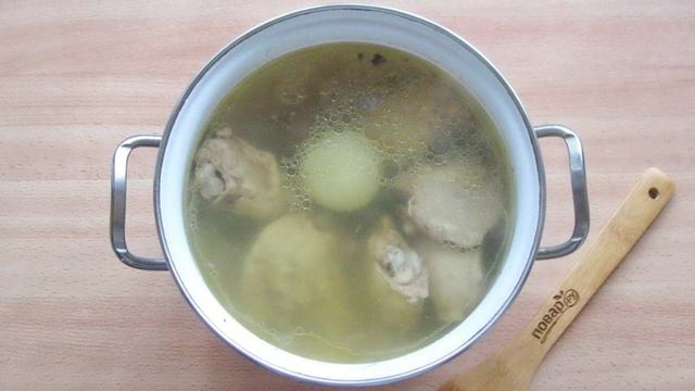 Заливное из курицы с брокколи