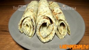 2 рецепта БЫСТРЫХ блинов на Масленицу: с МАКОМ и СГУЩЕНКОЙ