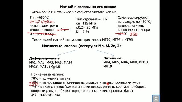 лекция материаловедение (часть2)