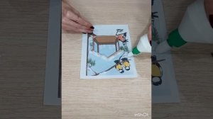 Кормушка для птиц///Аппликация в детском саду