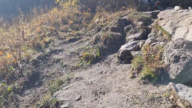 Пеший поход к водопаду Слезы Барса ущелья Барскоон 1 октября 2023 года 3 часть.