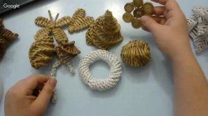 Заключительная часть. Плетение елочных игрушек из газетных трубочек. Запись интенсива.