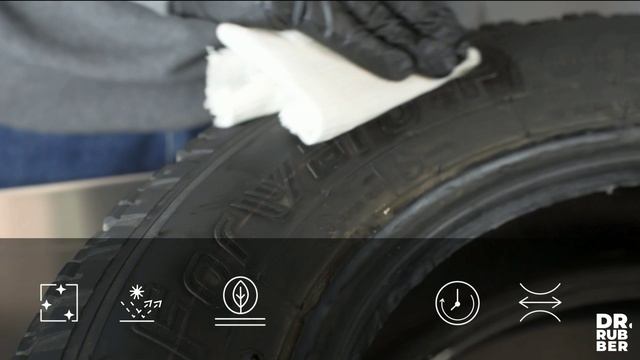Обзор Краска для шин покрышек резины белая DR.RUBBER. Делаем стильные колеса автомобиля