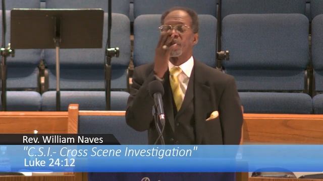 C.S.I. - Cross Scene Investigation - Luke 24:12  - Rev. Williams Naves