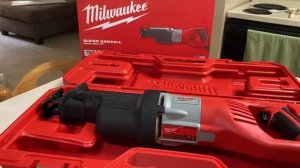 Milwaukee Super Sawzall & Blades unboxing