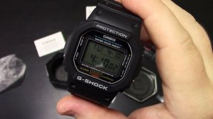 CASIO G-Shock DW-5600E-1V. Обзор часов.