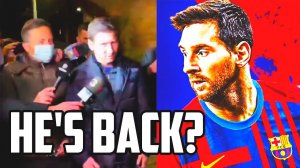 MESSI HAS BEEN SEEN AT BARCELONA! HE'S COMING BACK? THAT'S WHAT MESSI WAS DOING AT BARCELONA!