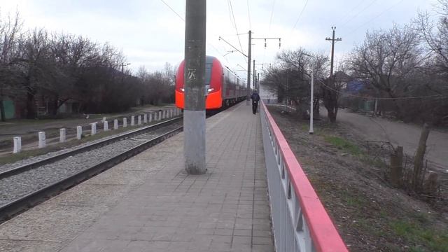 Электропоезд ЭС1-049 "Ласточка". смотреть онлайн