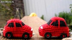 Амигуруми: схема Машинка. Игрушки вязаные крючком - Free crochet patterns.