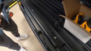 Обзор автобокса Евродеталь Магнум 420 черный, тиснение "карбон"