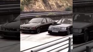 гонка мерседес с BMW