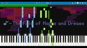 Field of Hopes and Dreams - Deltarune (Undertale Series) [Synthesia Piano Tutorial]