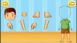 Babybus Kids Games - Our Body Parts | Learn the names of body parts Baby Puzzle Game