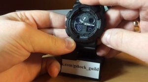 Настройка Casio G-shock GA-100-1A1 [5081]