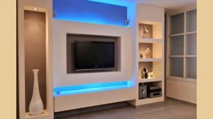 Ниша из гипсокартона под телевизор. 55 идей для вдохновения.