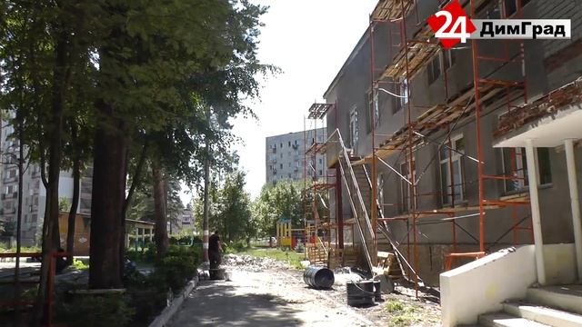 ПЕРВЫЙ ТЕКУЩИЙ РЕМОНТ ФАСАДА ЗА 40 ЛЕТ